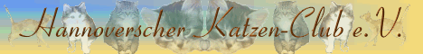 Banner 'Hannoverscher Katzen-Club' Banner 'Hannoverscher Katzen-Club'